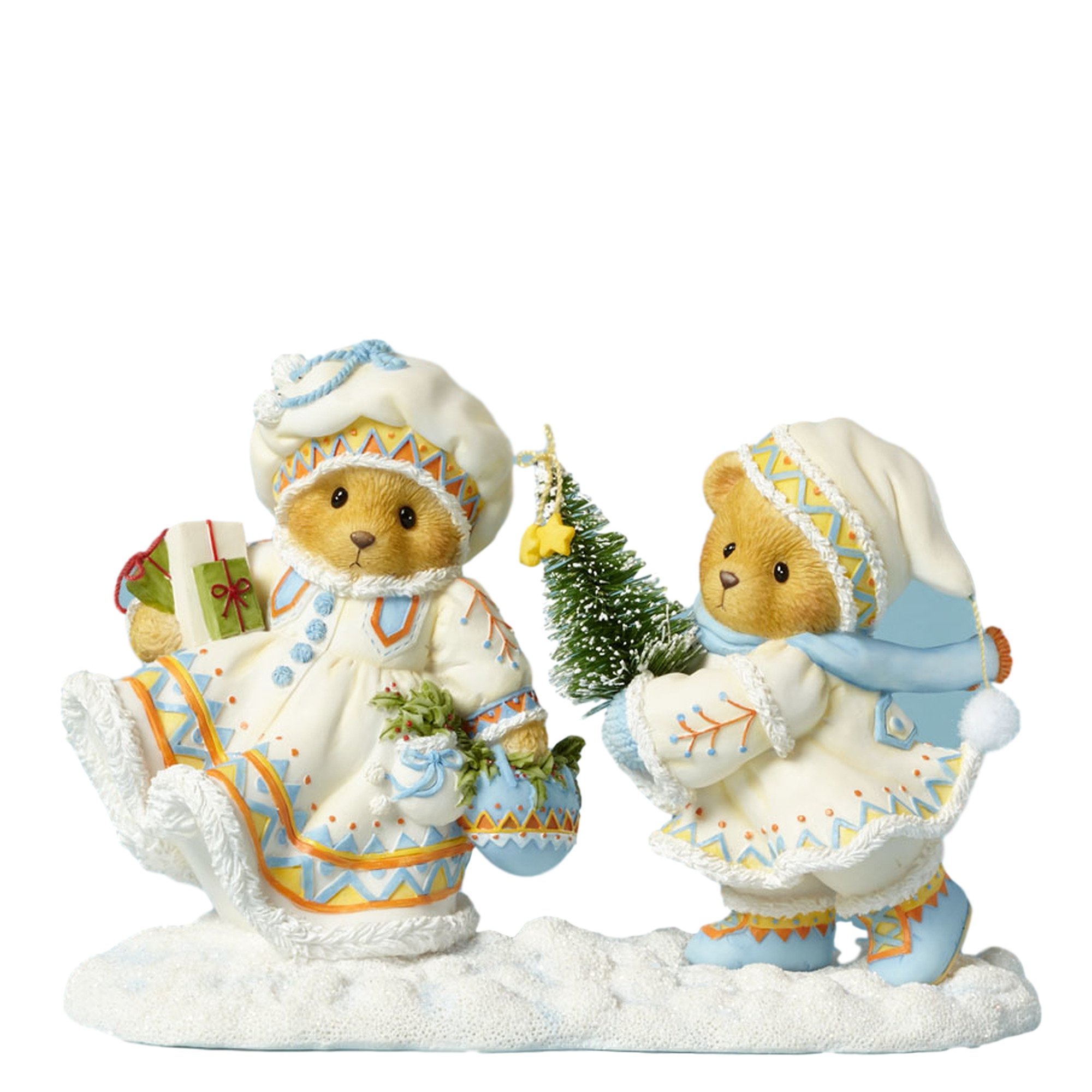Amazon.com: Cherished Teddies Anna and Carl with Tree Laplander